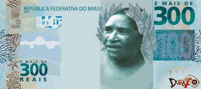 300 Reais Old Woman Text